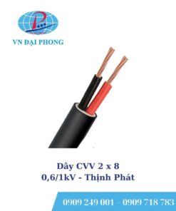 Dây cáp Thịnh Phát CVV 2 x 8 - 0,6/1kV