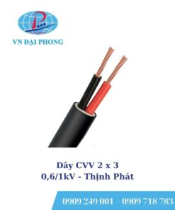 Dây cáp Thịnh Phát CVV 2 x 3 - 0,6/1kV