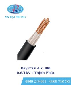 Dây cáp Thịnh Phát CXV 4 x 300 - 0,6/1kV