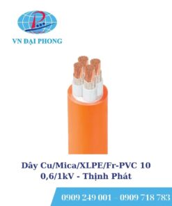 Dây cáp Thịnh Phát Cu/Mica/XLPE/Fr-PVC 10 - 0,6/1kV
