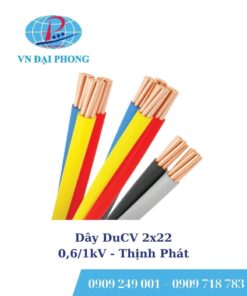 Dây cáp Thịnh Phát DuCV 2x22 - 0,6/1kV