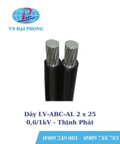 Dây cáp Thịnh Phát LV-ABC-AL 2 x 25 - 0,6/1kV