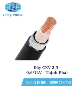 Dây cáp điện Thịnh Phát CXV 2.5 - 0,6/1kV