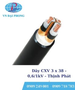 Dây cáp điện Thịnh Phát CXV 3 x 38 - 0,6/1kV
