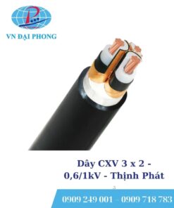 Dây cáp điện Thịnh Phát CXV 3 x 2 - 0,6/1kV