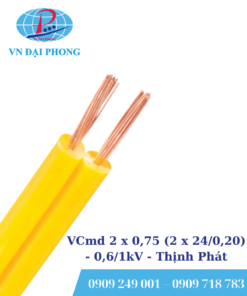 Dây cáp điện Thịnh Phát VCmd 2 x 0,75 (2 x 24/0,20) - 0,6/1kV