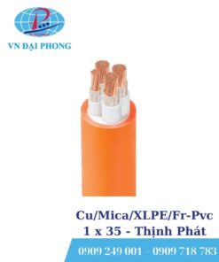 Dây cáp điện chống cháy Thịnh Phát Cu/Mica/XLPE/Fr-Pvc 1 x 35