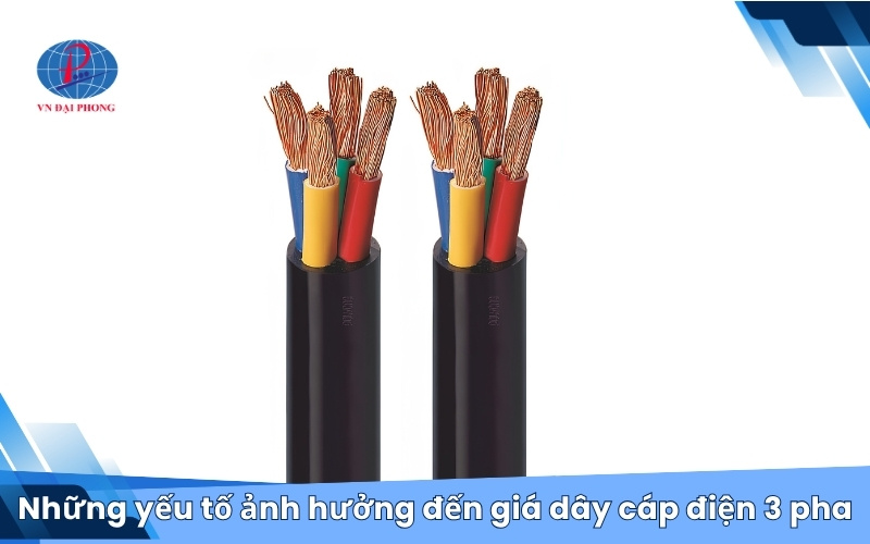 Những yếu tố ảnh hưởng đến giá dây cáp điện 3 pha 4 lõi